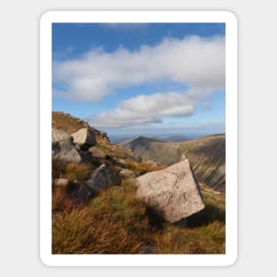 The Lurcher`s Crag, Scotland Sticker